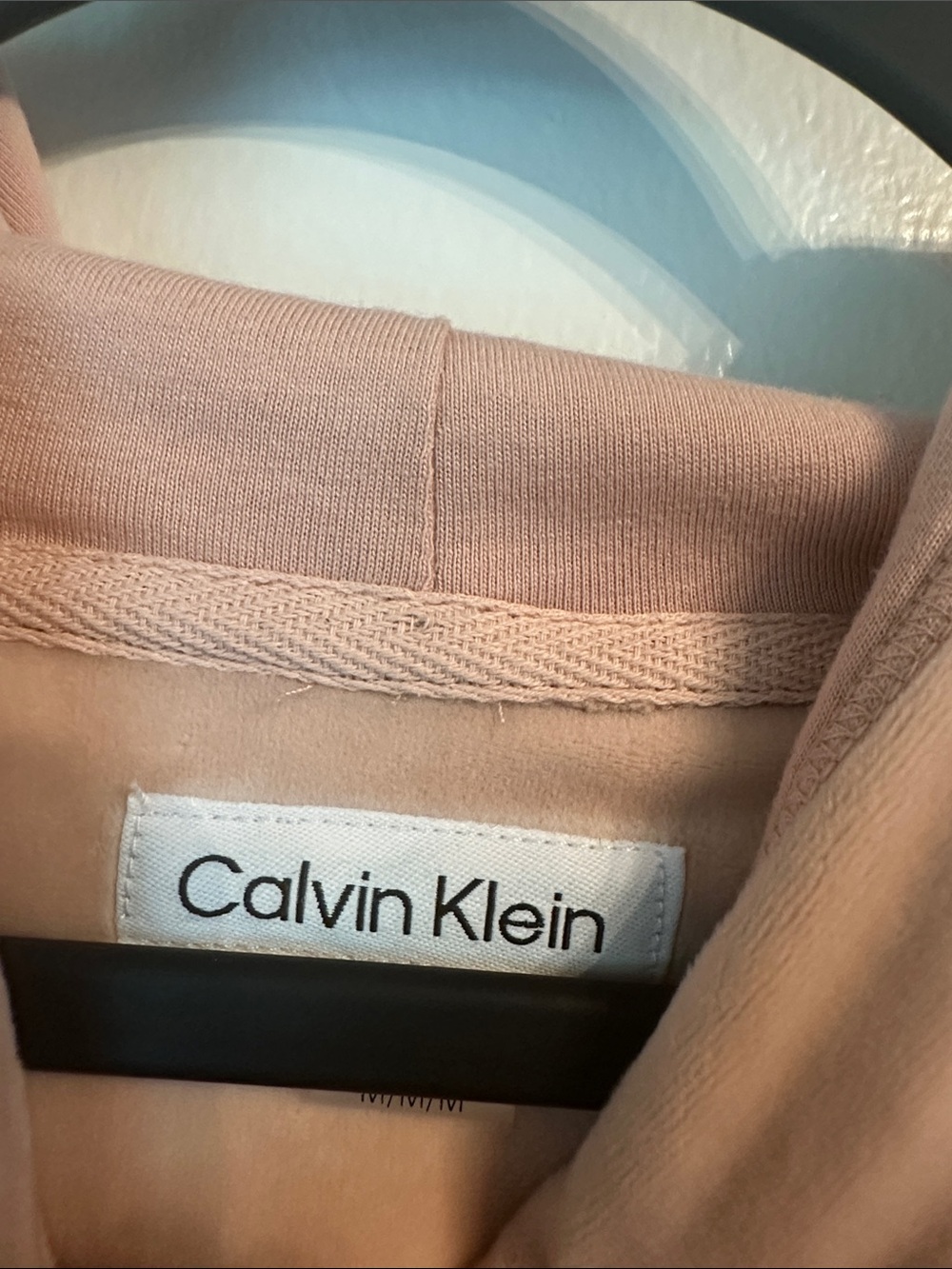 Calvin Klein Light Pink Hooded Mini Dress Size   Medium NWT - Picture 2 of 8